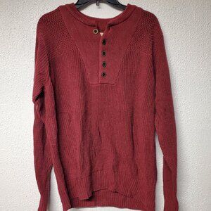 Shirt - Men - Long Sleeve - Red Head Brand Co. - Size Medium - Burgandy